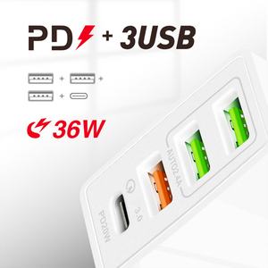 Cargador de Teléfono Móvil en Oferta, 36W 5V/4A, Carga Rápida, 3 Puertos USB, Adaptador de Viaje Multi-Puerto para Teléfono Móvil - Product Image 4
