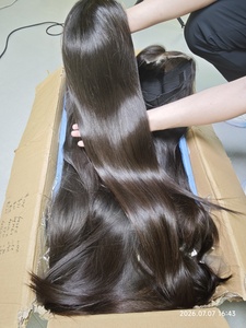 <span class=keywords><strong>Capelli</strong></span> Umani Vergini Vietnamiti Grezzi 5x5 HD Trasparenti per Parrucca con Chiusura in Pizzo, Donatore Singolo, Senza Colla, Pre-Pizzicati - Product Image 1