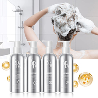 KOGEEYY OEM Shampoing Capillaire Quotidien Végétalien Sans Sulfate, Naturel, Biologique, aux Extraits de Fleurs, Réparateur, Contrôle du Sébum, Hydratant et Lissant