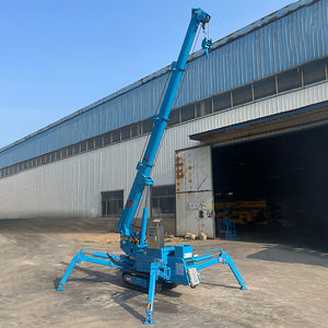Nuevo diseño telescópico 1 tonelada 1,5 toneladas <span class=keywords><strong>Mini</strong></span> araña terreno áspero máquina de grúa hidráulica Limpieza de vidrio hidráulico RC grúas precio - Product Image 4