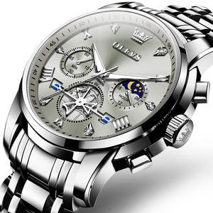  Montre-bracelet à quartz originale multifonctionnelle classique pour hommes avec logo personnalisé OEM, phase de lune, étanche 2026 - Product Image 1