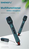 Microphone sans fil à charge magnétique TX-12 Microphone UHF FM carte son équipement de diffusion en direct
