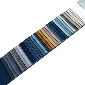 Modern lüks özel süper yumuşak % 100 Polyester döşemelik ezilmiş kadife tekstil kumaşı  için kanepe kılıfı minder örtüsü perde