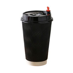 Gobelet jetable en papier à double paroi pour boisson chaude, gobelet en papier de 8/12/16/20oz avec logo personnalisé pour tasse à café et boissons chaudes - Product Image 6