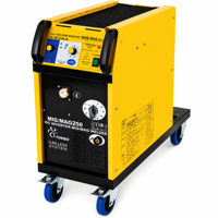 Poste à souder MIG MAG à CO2 250A IGBT Inverter pour réparation de carrosserie automobile, modèle MIG5250, AC 220/380V, banc de 750mm