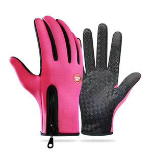 Guantes Térmicos Impermeables y Cortavientos con Pantalla Táctil, Transpirables, con Cierre de Cremallera, Unisex, para Invierno, Motociclismo al Aire Libre - Product Image 3