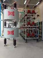 Reactor de Núcleo de Aire de Tipo Seco para Exteriores de Alta Tensión, 4-12% de Reactancia, IP65, 50/60Hz, 6KV, 10KV, 35KV, Trifásico, 120kvar, 2500A