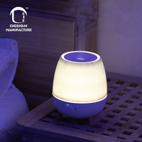 Mini diffuseur d'huiles essentielles électrique en plastique de 300 ml avec fonction de minuterie, humidificateur d'air portable pour la maison et l'hôtel