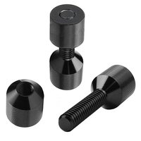 Goupille d'alignement de bride à 2 trous anodisé personnalisé 1-1/8 "jeu de goupilles à deux trous Construction légère en aluminium 6061 écrou de boulon à pouce