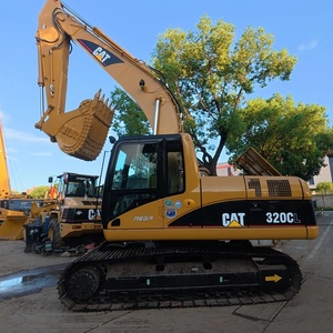 Moteur puissant, économique en carburant, excavatrice hydraulique sur chenilles Caterpillar 320CL d'occasion de 20 tonnes peu coûteuse pour les projets de construction - Product Image 1