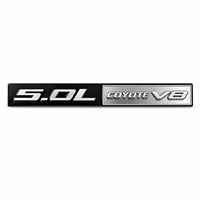 Autocollant d'emblème 3D personnalisé pour moteur V8 5.0L, badge de camion, décalcomanie pour véhicules F-150 GT, personnalisable