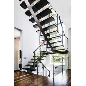 <span class=keywords><strong>Escalera</strong></span> de madera de acero moderna, diseño de <span class=keywords><strong>escalera</strong></span> interior - Product Image 3