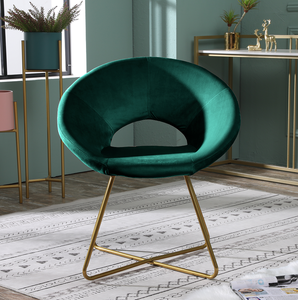 Fauteuil individuel confortable rembourré en stock – Mobilier de salon, chaise longue de loisirs de style Mid-Century - Product Image 2