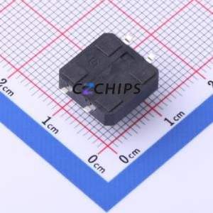 TS-KG1103S-BB75F Tactile Switch SMD-4P,12x12mm Switch Single Pole Single Throw Round Button 2.5N Vertical Mount - Product Image 2