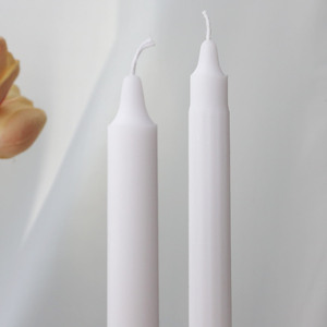 <strong>Long</strong> <strong>Burning</strong> 90g White Plain <strong>Candles</strong> for Home Lighting Easter Occasion Bulk Supply Paraffin Wax Material for Dubai Market Private Label Service - Product Image 1