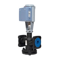 Vanne de régulation électrique AC220V DC24V à raccordement par bride pour réseau de chauffage et alimentation en eau