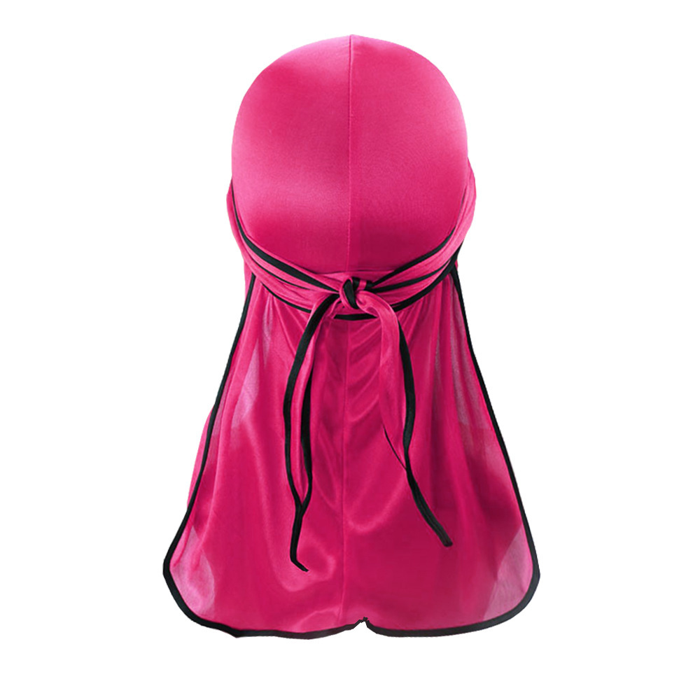 Rose red with black edges