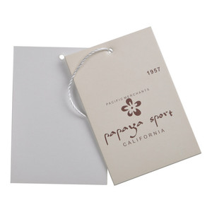 Etiqueta colgante de prendas de PVC transparente barata y personalizada para <span class=keywords><strong>ropa</strong></span> - Product Image 6