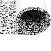 Tapis de sol en mousse EVA à motif de points KensFoam pour ponts de bateaux sur mesure, couleur camouflage noir