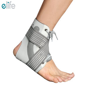 Attelle de cheville de sport élastique réglable de compression de manchon de soutien de cheville de E-AN002 E-Life - Product Image 2
