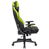 Chaise de jeu pivotante réglable en hauteur, verte, pour ordinateur de course, à prix abordable, idéale pour l'aménagement de poste de jeu à domicile