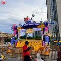 Manège à bascule LED durable et ludique, expérience merveilleuse pour les aires de jeux familiales et les attractions touristiques