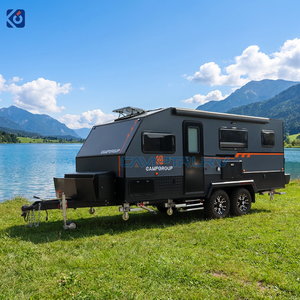 Caravane tout-terrain CAMPTRL conforme aux normes australiennes avec suspension indépendante et grille de protection contre les pierres pour le camping en milieu sauvage - Product Image 1