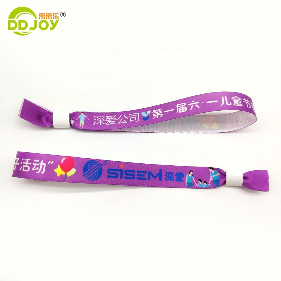 350*15mm Professional Custom Festival Waterproof Sporty Halloween Rfid Woven Fabric Wristband Dd Joy Model Db-10 6