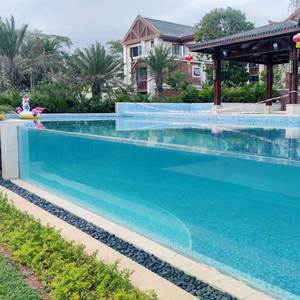 Offre Spéciale 10mm 12mm 20mm d'épaisseur verre trempé <span class=keywords><strong>piscine</strong></span> coloré verre feuilleté pour piscines - Product Image 3