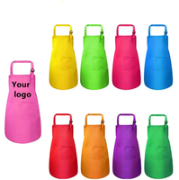 Vente en gros pas cher tabliers de peinture durables pour enfants tabliers de chef pour enfants pour la cuisine cuisson tissu tissé