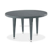 Canapé de jardin moderne en aluminium, patio, rotin, osier, table de restaurant, café, table d'extérieur