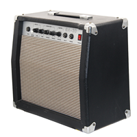 Amplificateur de guitare combo avec canal de gain overdrive, égaliseur 3 bandes, entrée CD et prise casque