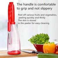 Multifunctionele wortelschiller keukenaccessoires gadgets gereedschap groente fruit handmatige keuken schiller met opvangbak