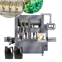 Machine de remplissage automatique de lubrifiants MTW pour engrais liquides – Remplisseuse industrielle à 4 têtes
