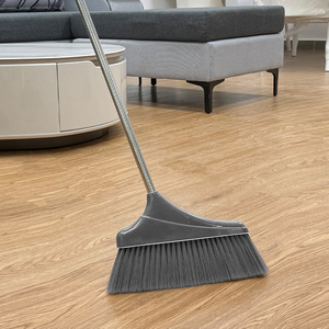 Giá Rẻ Nhà Bếp Chổi Thẳng Đứng Nhà Sàn Làm Sạch Quét Thép Không Gỉ Dài Xử Lý Vật Liệu Vật Nuôi Mềm Lông Chổi Bàn Chải - Product Image 1