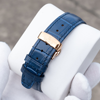 Montre analogique mécanique automatique, design ajouré, cadran ciel étoilé, étanche 50m, acier inoxydable, fermoir papillon, montre pour homme