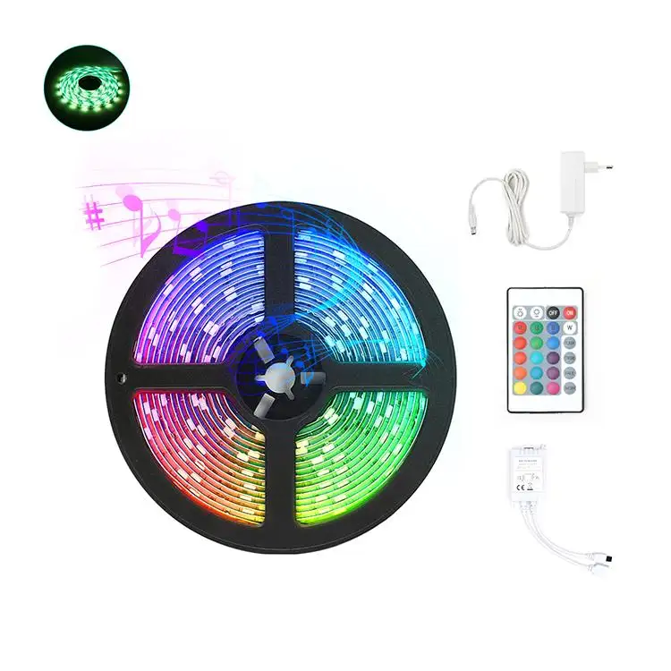 Track Rgb Remote Battery Powered Strips With Magnets Dimmable Driver Led Strip Light