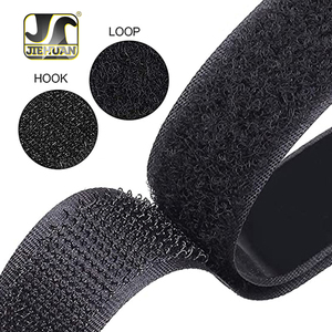 Jiehuan เทปยืดหยุ่นแบบตีนตุ๊กแกมีความแข็งแรงสูงผ้าไนลอน/ผ้าโพลีเอสเตอร์สำหรับอุตสาหกรรมการแพทย์สีขาวสีดำ - Product Image 2