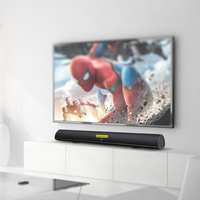 Vente en gros 80W DSP Technology Soundbar Speaker Classic Black avec basses puissantes et télécommande pour TV