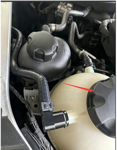 Tapa de depósito de expansión de refrigerante de PP negro de alta calidad con rosca para <span class=keywords><strong>BMW</strong></span> E90/G20/G30/G38/G12/G05/G06/G07/F20/F34/F35 (desbordamiento de radiador) - Product Image 3