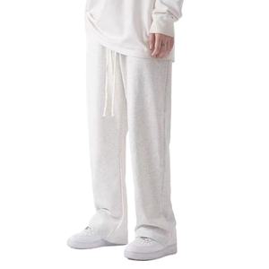 Pantalon décontracté à jambe droite et coupe ample pour homme, pantalon de survêtement doublé en polaire pour plus de confort, pantalon pour homme chaud et élégant pour un usage quotidien - Product Image 5