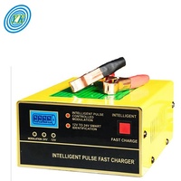 Chargeur de batterie rapide pour batteries au plomb 12V 24V 10A 15A 25A, chargeur de batterie intelligent pour voiture