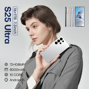 S25 Siêu 7.3 Inch Thông Minh Điện Thoại Di Động 16GB + 1Tb 48MP + 108MP Mặt Sau Mở Khóa Hiển Thị Đầy Đủ Android Điện Thoại Di Động LTE Pháp Tây Ban Nha - Product Image 4