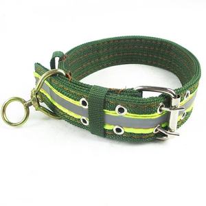 Vente en gros Collier de chien épais classique réglable, réfléchissant plus large, plusieurs couches, couvre-cou de grand chien, double aiguille - Product Image 5