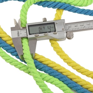 10mm-20mm stretta e morbida corda di cotone di colore naturale 100% per tutti i tipi di funzioni decorazione negozio impacchettato con corde intrecciate a mano - Product Image 3
