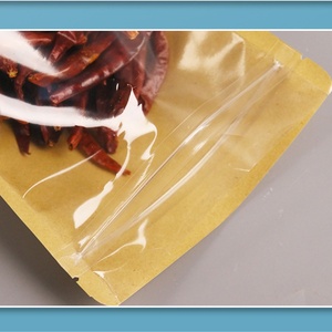 Bolsas de Café de Papel Kraft Semi-Transparentes <span class=keywords><strong>Yin</strong></span> <span class=keywords><strong>Yang</strong></span>, Autoportantes, para Envasado de Snacks, Impresión por Grabado, Bolsas de Plástico Selladas al por Mayor - Product Image 6