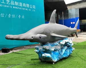 Robotic Marine Dier Animatronic Hammerhead Shark Aanpassen <span class=keywords><strong>Aquarium</strong></span> Shark Standbeeld Voor Ocean Park - Product Image 3
