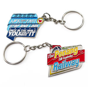 2023 ट्रेंडिंग कस्टम कीचेन निर्माता सॉफ्ट एनमेल स्मारिका कंपनी लोगो ने लिटर लिफ्टर लिटर लेटर मेटल कुंजी चेन - Product Image 6