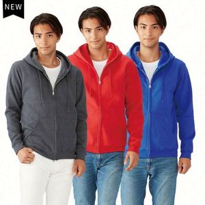 Custom Fashion Men Hoodie Sweater Blank <b>Jacket</b> Hoodie Men Full Zip up Hoodie With Pocket - Product Image 4