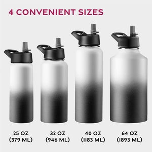 Custom Logo Stainless Steel Vacuum <b>Flask</b> for Kids & Adults-Eco-Friendly 6-12hrs Thermal Insulation Portable Sports Gym Use - Product Image 4